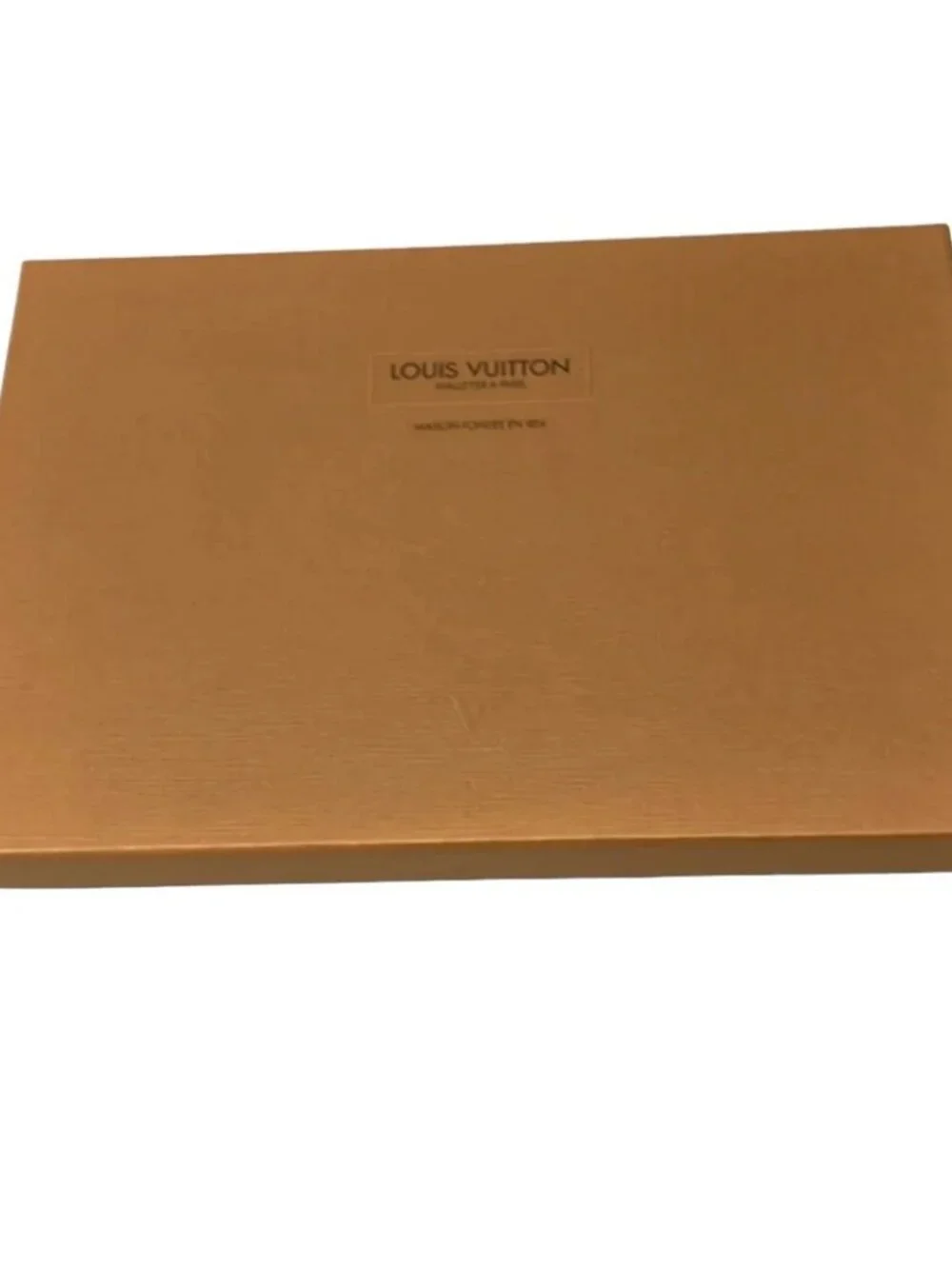 LOUIS VUITTON Shawl Monogram M71338 Chocolat Scarf Silk Wool